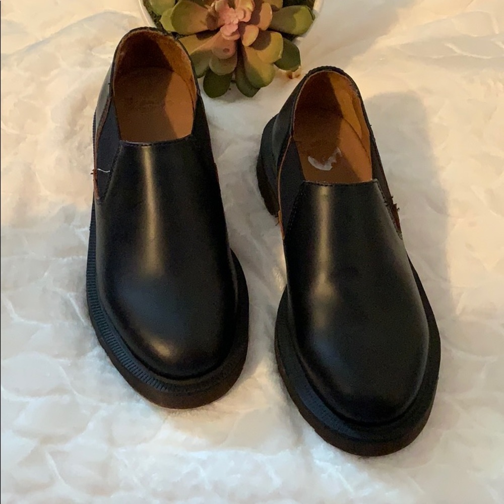 Authentic dr martens slip on loafers womens size 4